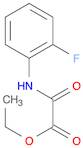 ACETIC ACID, 2-[(2-FLUOROPHENYL)AMINO]-2-OXO-, ETHYL ESTER