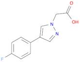 [4-(4-Fluorophenyl)-1H-pyrazol-1-yl]acetic Acid