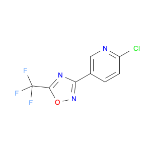 2-chloro-5-[5-(trifluoromethyl)-1,2,4-oxadiazol-3-yl]pyridine