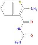 2-amino-n-carbamoyl-5,6-dihydro-4h-cyclopenta[b]thiophene-3-carboxamide