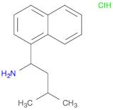 3-METHYL-1-(NAPHTHALEN-1-YL)BUTAN-1-AMINE HYDROCHLORIDE