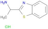 1-(1,3-benzothiazol-2-yl)ethan-1-amine hydrochloride