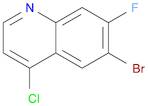 6-bromo-4-chloro-7-fluoroquinoline