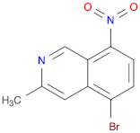 5-bromo-3-methyl-8-nitroisoquinoline