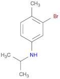 3-bromo-4-methyl-N-(propan-2-yl)aniline