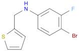 4-bromo-3-fluoro-N-(thiophen-2-ylmethyl)aniline