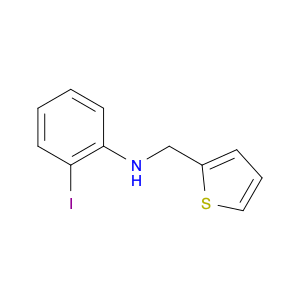 2-iodo-N-(thiophen-2-ylmethyl)aniline