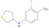 N-(3-fluoro-4-methylphenyl)thiolan-3-amine