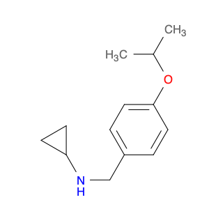 N-{[4-(propan-2-yloxy)phenyl]methyl}cyclopropanamine