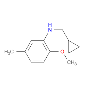 N-(cyclopropylmethyl)-2-methoxy-5-methylaniline