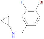 N-[(4-bromo-3-fluorophenyl)methyl]cyclopropanamine