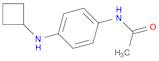 N-[4-(cyclobutylamino)phenyl]acetamide