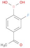 (4-Acetyl-2-fluorophenyl)boronic Acid