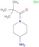 1-(4-Aminopiperidin-1-yl)-2,2-dimethylpropan-1-one hydrochloride