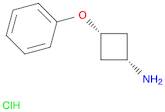 3-phenoxycyclobutan-1-amine hydrochloride, cis, cis