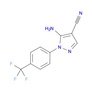 5-amino-1-(4-(trifluoromethyl)phenyl)-1h-pyrazole-4-carbonitrile