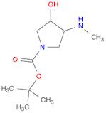 tert-butyl 3-hydroxy-4-(methylamino)pyrrolidine-1-carboxylate