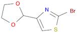 2-bromo-4-(1,3-dioxolan-2-yl)-1,3-thiazole