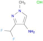 3-(Difluoromethyl)-1-methyl-1H-pyrazol-4-amine hydrochloride