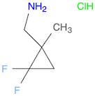 1-(2,2-Difluoro-1-methylcyclopropyl)methanamine Hydrochloride