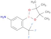 3-(tetramethyl-1,3,2-dioxaborolan-2-yl)-4-(trifluoromethyl)aniline