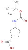 4-((tert-butoxycarbonyl)amino)cyclopent-1-ene-1-carboxylic acid