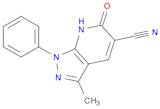 3-methyl-6-oxo-1-phenyl-1H,6H,7H-pyrazolo[3,4-b]pyridine-5-carbonitrile