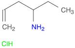 Hex-5-en-3-amine hydrochloride