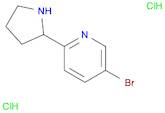 5-bromo-2-(pyrrolidin-2-yl)pyridine dihydrochloride