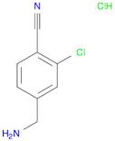 4-(aminomethyl)-2-chlorobenzonitrile hydrochloride