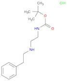 tert-Butyl N-{2-[(2-Phenylethyl)amino]ethyl}carbamate Hydrochloride