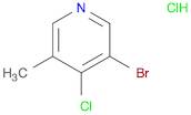 3-Bromo-4-chloro-5-methylpyridine hydrochloride