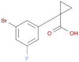 1-(3-Bromo-5-fluorophenyl)cyclopropane-1-carboxylic Acid