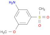 3-methanesulfonyl-5-methoxyaniline