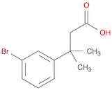 3-(3-bromophenyl)-3-methylbutanoic acid