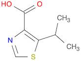 5-(propan-2-yl)-1,3-thiazole-4-carboxylic acid