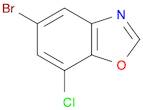 5-Bromo-7-chloro-1,3-benzoxazole