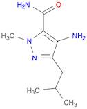 4-Amino-1-methyl-3-(2-methylpropyl)-1H-pyrazole-5-carboxamide