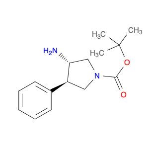 tert-butyl -3-amino-4-phenylpyrrolidine-1-carboxylate