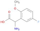 amino(5-fluoro-2-methoxyphenyl)acetic Acid