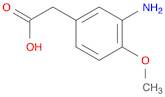 2-(3-amino-4-methoxyphenyl)acetic acid