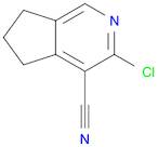 3-Chloro-5H,6H,7H-cyclopenta[c]pyridine-4-carbonitrile