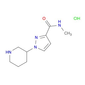 N-Methyl-1-(piperidin-3-yl)-1H-pyrazole-3-carboxamide hydrochloride