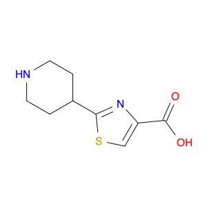 2-(piperidin-4-yl)-1,3-thiazole-4-carboxylic acid