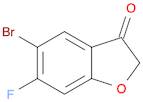 5-bromo-6-fluoro-2,3-dihydro-1-benzofuran-3-one