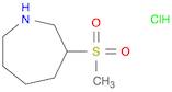 3-methanesulfonylazepane hydrochloride