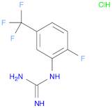 1-[2-fluoro-5-(trifluoromethyl)phenyl]guanidine hydrochloride