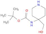 tert-butyl N-[4-(hydroxymethyl)piperidin-4-yl]carbamate