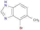 4-Bromo-5-methyl-1H-1,3-benzodiazole