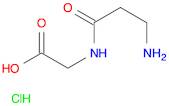 2-(3-aminopropanamido)acetic acid hydrochloride